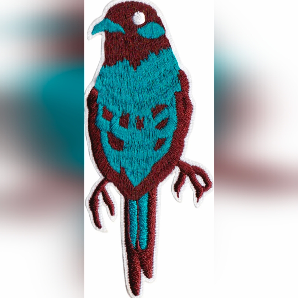 NWT Blue Bird Patch For Denim Jeans And Jean Jackets